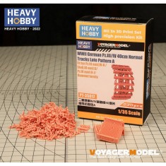 1/35 WWII German Pz.III/IV 40cm Normal Tracks Late Pattern A