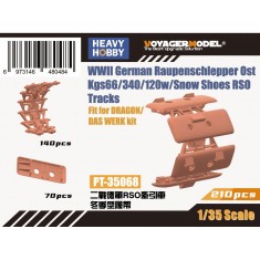 1/35 WWII German Raupenschlepper Ost Kgs66/340/120w/Snow Shoes RSO Tracks for Dragon/Das Werk