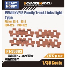 1/35 WWII KV/JS Family Track Links Light for JS-1\JS-2\ISU-122\ISU-152