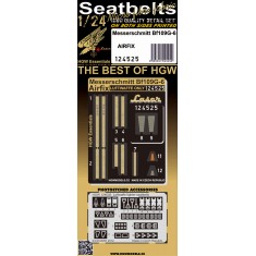 1/24 Bf 109G-5/6 Seatbelts for Airfix kit