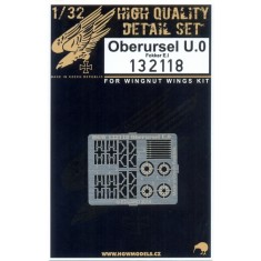1/32 Oberursel U.0 Engine (Fokker E.I ) Detail Set for Wingnut Wings 