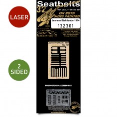 1/32 Jeannin Stahltaube Seat Belts (laser cut, double-sided printing)