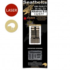 1/32 Albatros B.II Seatbelts for Wingnut Wings kit (Laser Cut)