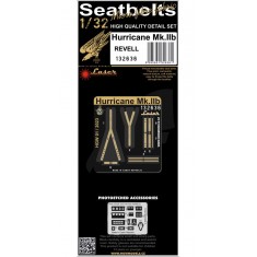 1/32 Hawker Hurricane Mk.IIB Textile Seatbelts for Revell kits (laser)