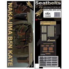 1/32 Nakajima B5N2 Kate Textile Seatbelts for Infinity Models