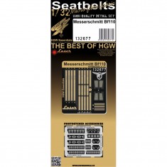 1/32 Messerschmitt BF110 Pre-Cut (Laser) Textile Seatbelts
