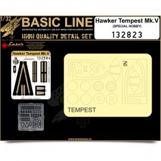 1/32 Hawker Tempest Mk.V Seatbelts (Laser Cut)&Paint Masks for Special Hobby (Basic Line)