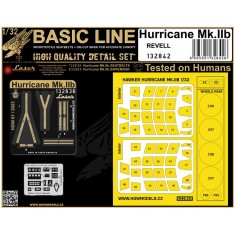 1/32 Hawker Hurricane Mk.IIB Seatbelts & Masking for Revell kits [BASIC LINE]
