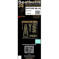 1/35 Spitfire Mk.V Seatbelts for Border Model (laser)