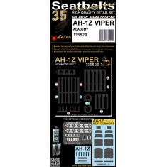 1/35 AH-1Z Viper Seatbelts and Cushions (pre-cut/laser) for Academy kits