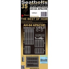 1/35 AH-64 Apache Seatbelts and Buckles