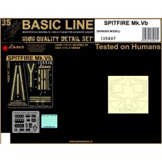 1/35 Spitfire Mk.V Seatbelts and Masks for Border Model [Basic Line]