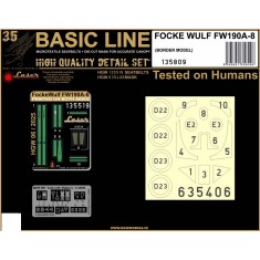 1/35 Focke Wulf Fw190A-8 Seatbelts and Masks for Border Model [Basic Line]