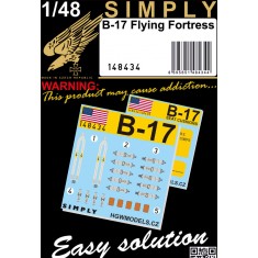 1/48 B-17 Flying Fortress - White Seatbelts