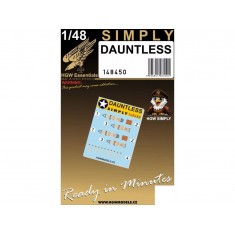 1/48 Douglas Dauntless Seatbelts (Simply Edition)