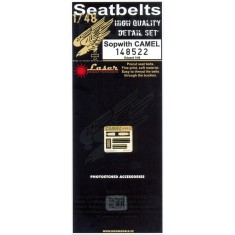 1/48 Sopwith Camel Seatbelts (Laser Cut) for Eduard kit