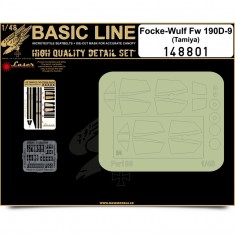1/48 Focke-Wulf Fw 190D-9 Seatbelts (Laser Cut) and Paint Masks for Tamiya (Basic Line)