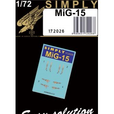 1/72 Mikoyan-Gurevich MiG-15 Seatbelts [Simply Edition]