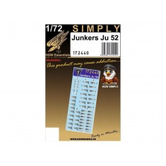 1/72 Junkers Ju52 Seatbelts (Simply Edition)