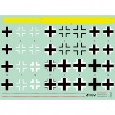 1/48 Messerschmitt Bf 109 Crosses (Wet Transfers)