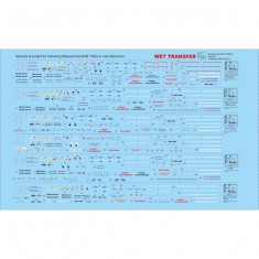 1/48 Messerschmitt Bf 109 Stencils (Wet Transfers)