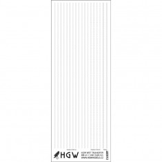 1/48 Double and Triple Free Lines Silver Positive Rivets (0.60mm)