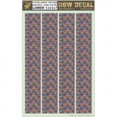 1/32 Decals for Lozenge 4 Colours Faded Base White Fabric Texture Lower (A4 Sheet)