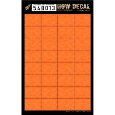 1/48 Red Tone Light Wood Grain Transparent Decals (32pcs, A4 Sheet)   