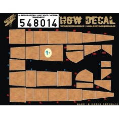 1/48 Albatros D.III OEFFAG Transparent (with faded effect) Decals for Eduard kit