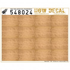1/48 Pine Tree - Natural Tone Decals (transparent, no grid, sheet: A5)