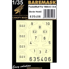 1/35 Focke Wulf Fw190A-6 / A-8 Masking for Border Model