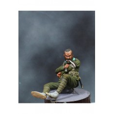 54mm Wounded Legionary I, Rif War 1921 (metal)