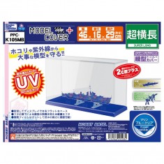Modelcover Plus Super Long Marineblue Display Case (Internal 440x150x250mm)