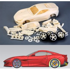 1/24 Ferrari Portofino (resin kit)