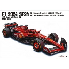 1/20 Ferrari SF24: Rd.1 Bahrain GP, Rd.3 Australian GP #16&55