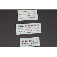 1/24 Nissan GTR R34 Metal Logo Stickers