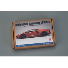 1/24 Lamborghini Aventador LP700-4 Detail-up set for Aoshima kit (PE+Resin parts)