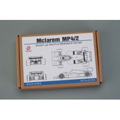 1/20 McLaren MP4/2 1984 British GP Ver. Detail Set for Beemax 08189 (Resin+PE+Metal Parts)
