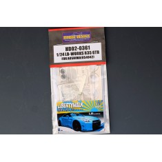 1/24 LB-Works R35 GTR Detail Set for Aoshima kit #054042 (PE+Metal parts+Metal Logo)