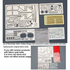 1/24 Toyota Gazoo Racing TS050 Hybrid Detail Set for Tamiya kit #24349