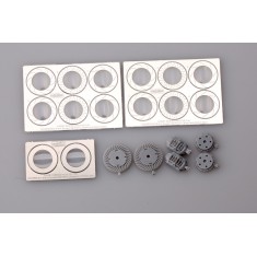 1/24 Brembo Brake System #3 (8 Piston Caliper And 400mm Disc)(Resin+PE parts)