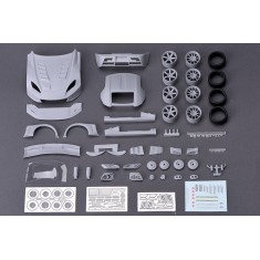 1/24 J's Racing S2000 Transkit for Tamiya Honda S2000 kit (Resin+PE+Decals+Metal Parts)
