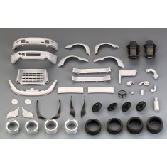1/24 RWB Porsche 993 Wide Body Transkit for Ver."Akira Nakai" Rotana (Resin+PE+Decals)