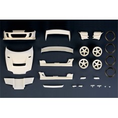 1/24 Toyota Supra Wide Body Transkit for Tamiya kit (Resin+PE)
