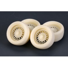 1/24 18inch BBS-RS Wheels and Tyres Set for JDM Series