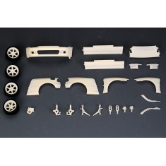 1/24 Rocket Bunny Pandem Honda EG6 Wide Body Transkit for Hasegawa kits