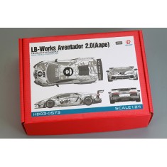 1/24 LB-Works Aventador 2.0 (Aape) Full Detail Kit