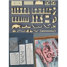 1/24 GR86 Turbo Charger & Engine Detail-up Parts for Tamiya #24361