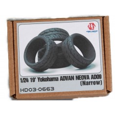 1/24 19' Yokohama Advan Neova AD09 Tyres (Narrow)