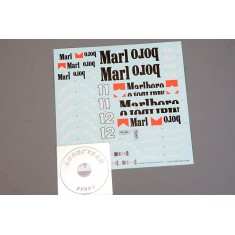 1/12 Mclaren MP4/4 1988 M Decals